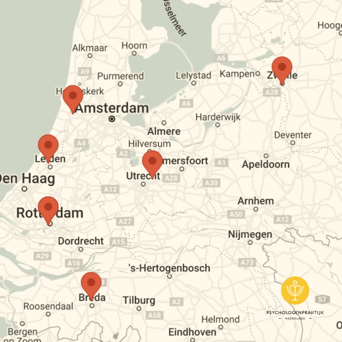 Psychologenpraktijk Nederland - Onze locaties